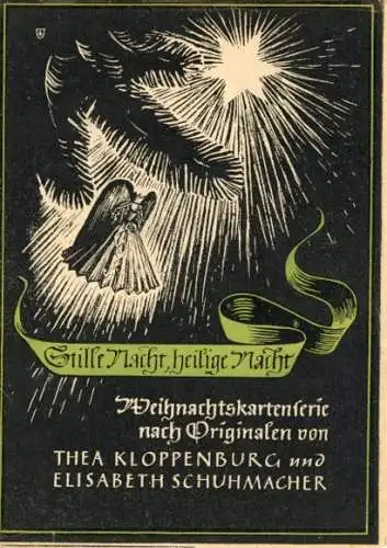 Set von 6 AK Weihnachten