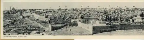 1 Panorama Ak Jerusalem Israel