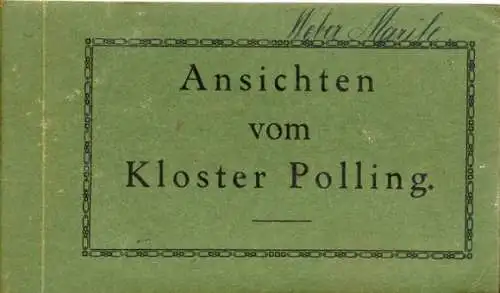 Kleines Album mit 15 AK vom Kloster Polling