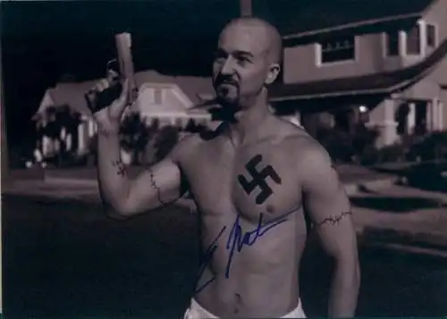 Edward Norton, American History X, COA, Original Autogramm mit Echtheitszertifikat