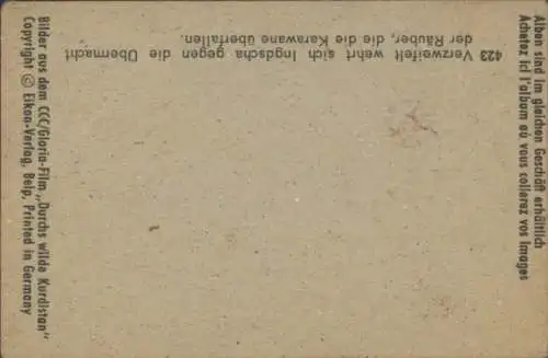 Sammelbild Karl May, Filmszene, Durchs wilde Kurdistan, Nr. 423, Ingdscha