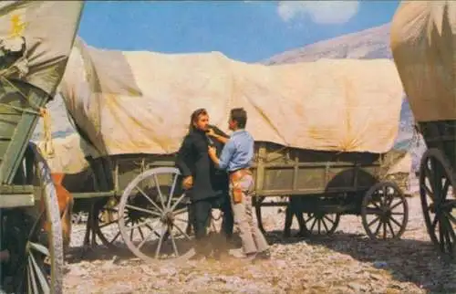 Sammelbild Karl May, Filmszene Winnetou III, Unter Geiern, Nr. 218, Weller