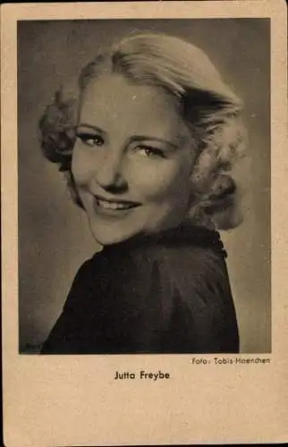 Ak Schauspieler Jutta Freybe, Portrait