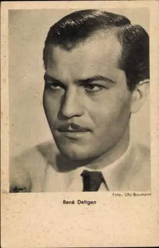 Ak Schauspieler René Deltgen, Portrait