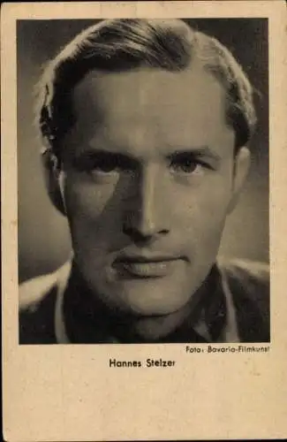 Ak Schauspieler Hannes Stelzer, Portrait