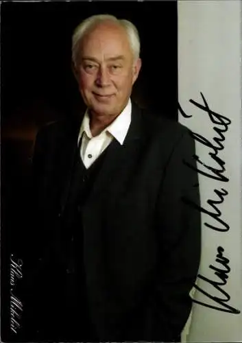 Ak Schauspieler Klaus Mikoleit, Portrait, Autogramm