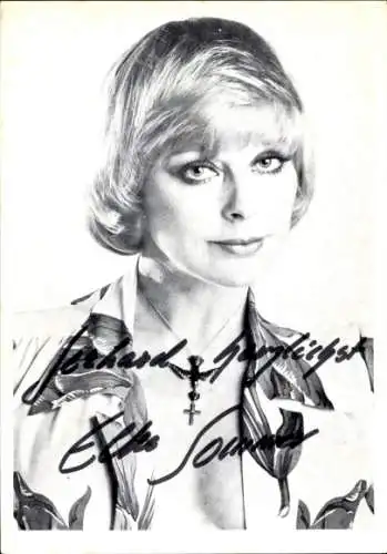 Ak Schauspielerin Elke Sommer, Portrait, Autogramm