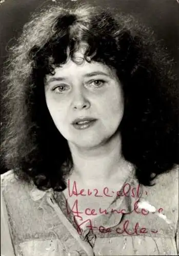 Ak Schauspielerin Hannelore Stadler, Portrait, Autogramm