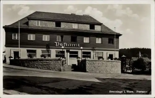 Ak Braunlage im Oberharz, Postamt