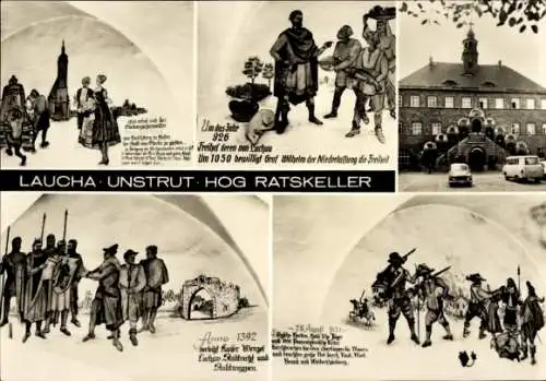 Ak Laucha an der Unstrut, HOG Ratskeller