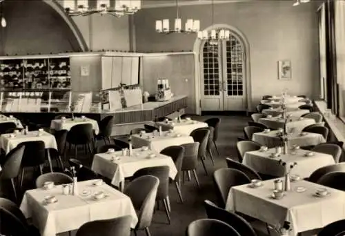 Ak Seebad Binz auf Rügen, Kurhaus, Café