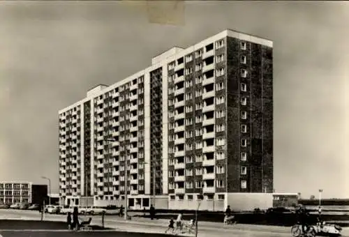 Ak Rostock Lütten Klein, Hochhaus