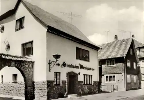 Ak Steinbach Hallenberg im Thüringer Wald, Steinbacher Wirtshaus, Frontalansicht