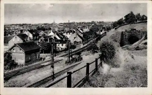 Ak Sarreguemines Saargemünd Lothringen Moselle, Gesamtansicht