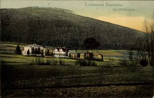 Ak Emdenau Bad Wildungen in Hessen, Gesamtansicht