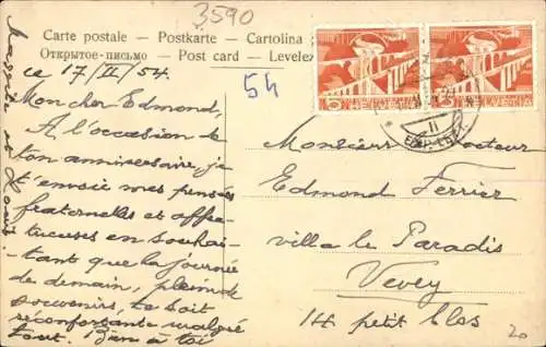 Ak Emdenau Bad Wildungen in Hessen, Gesamtansicht