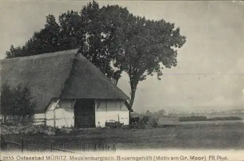 Ak Graal Müritz im Kreis Rostock, Mecklenburgisches Bauerngehöft