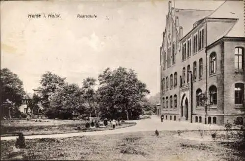 Ak Heide in Holstein, Realschule