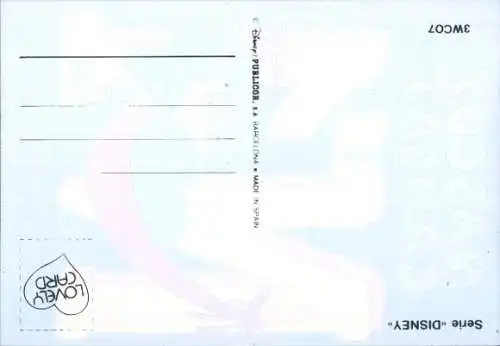 Künstler Ak Disney, Donald Duck in einer Hängematte