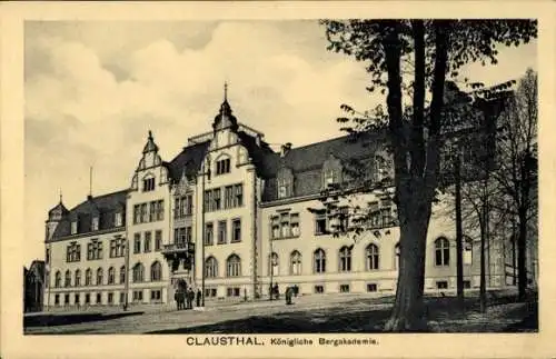 Ak Clausthal Zellerfeld im Oberharz, königliche Bergakademie