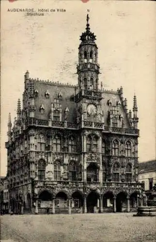 Ak Oudenaarde Oudenaarde Ostflandern, Rathaus