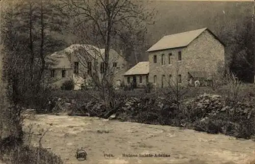 Ak Poix du Nord, Ruinen von Sainte Adeline