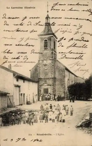 Ak Réméréville Meurthe-et-Moselle, Kirche