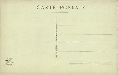 Ak Metz-Moselle, 14. Juli 1919, Einäscherung des Fahnenkrepps des Chors von Elsass-Lothringen