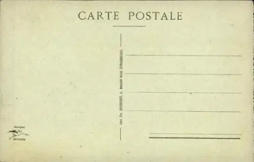 Ak Metz-Moselle, 14. Juli 1919, Einäscherung des Fahnenkrepps des Chors von Elsass-Lothringen