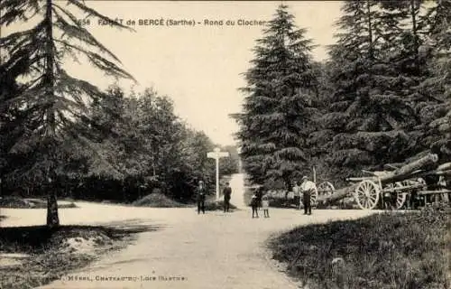 Ak Foret de Berce Sarthe, Rond du Clocher