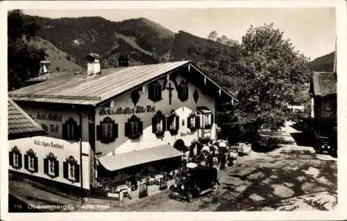 Ak Oberammergau in Oberbayern, Hotel und Gasthof Alte Post