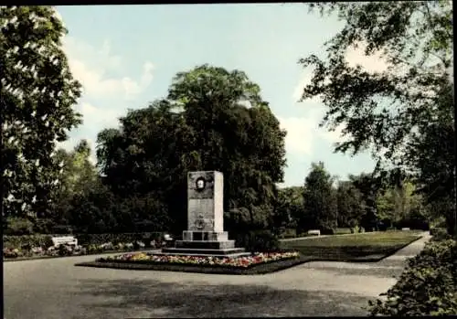 Ak Hamburg Wandsbek Rahlstedt, Denkmal