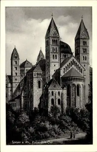 Ak Speyer am Rhein, Kaiserdom Ost