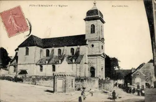 Ak Pin d’Emagny Haute Saône, Kirche