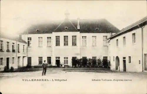 Ak Villersexel Haute Saône, Krankenhaus