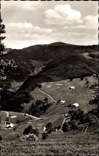 Ak Freiburg im Breisgau, Schauinsland, Feldberg, Panorama