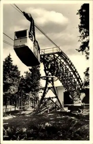 Ak Freiburg im Breisgau, Schauinsland, Schwebebahn