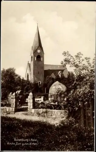 Ak Rotenburg in Hannover Rotenburg an der Wümme, Kirche zum guten Hirten