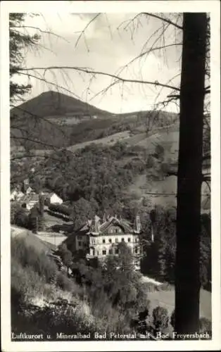 Ak Bad Freyersbach Bad Peterstal Griesbach im Schwarzwald, Teilansicht