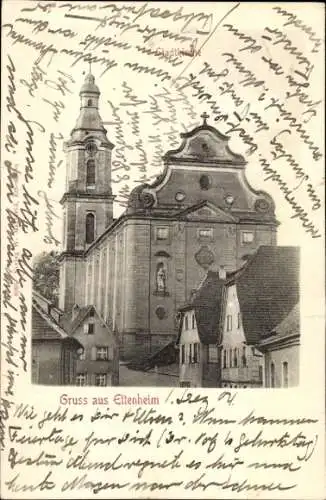 Ak Ettenheim in Baden, Stadtkirche