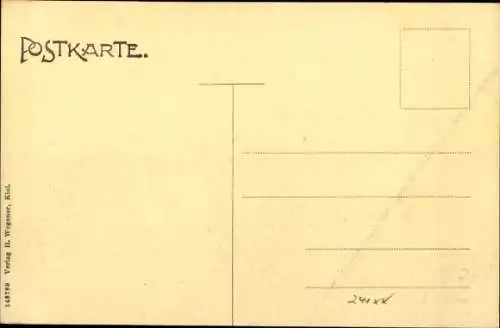 Ak Kiel, Walkerdamm, Bäckergang