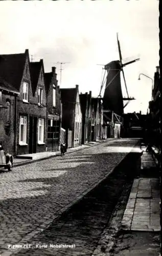 Ak Zierikzee Zeeland, Korte Nobelstraat, Windmühle