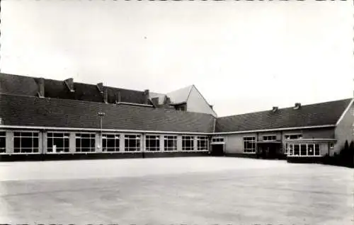 Ak Diepenbeek Flandern Limburg, St. Servatius Schule