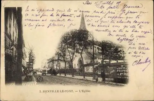 Ak Joinville le Pont Val de Marne, Kirche