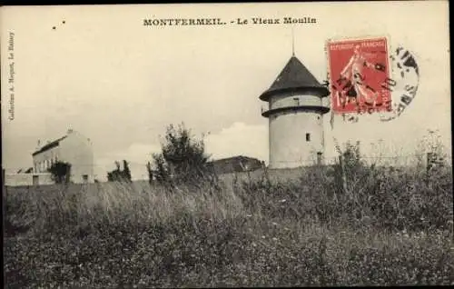 Ak Montfermeil Seine Saint Denis, Le Vieux Moulin