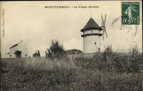 Ak Montfermeil Seine Saint Denis, Le Vieux Moulin