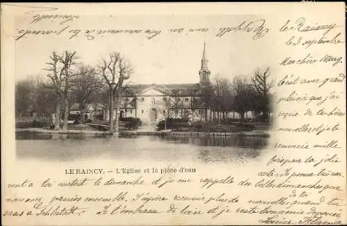 CPA Le Raincy Seine Saint Denis, Église