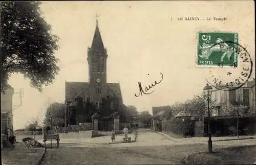 CPA Le Raincy Seine Saint Denis, Le Temple, Église