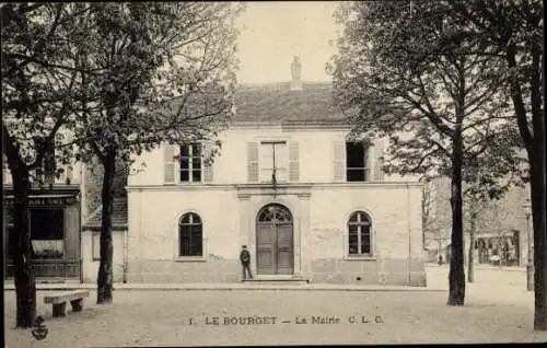 Ak Le Bourget Seine Saint Denis, Rathaus