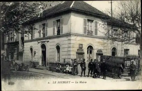 Ak Le Bourget Seine Saint Denis, Rathaus